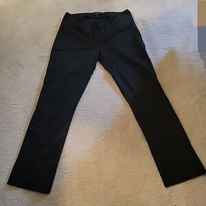 Vtg Plein Sud Classic Black Straight Leg Pants Sz Medium M Stretchy Mid Rise